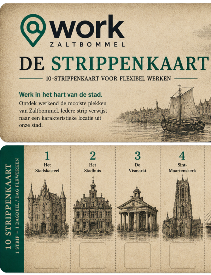 Strippenkaart 15% korting op de reguliere prijzen.